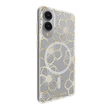Case-Mate | Floral Gems Case w/Magnets Samsung Galaxy S25 Edge - Gold | CM056856