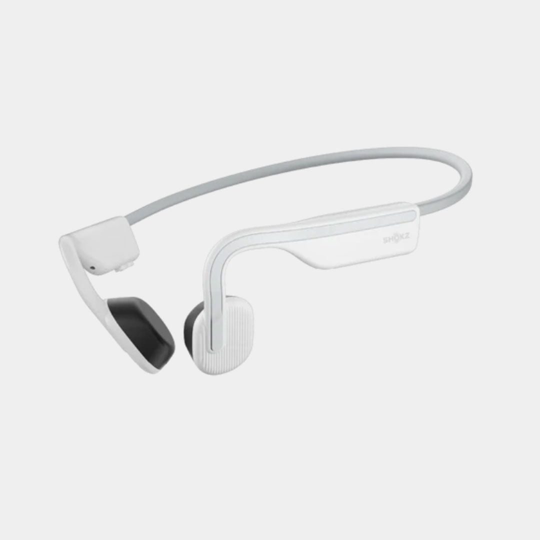 Shokz | OpenMove Alpine White Bluetooth Headset with Mic Bone Conduction - Lightweight  | 52837