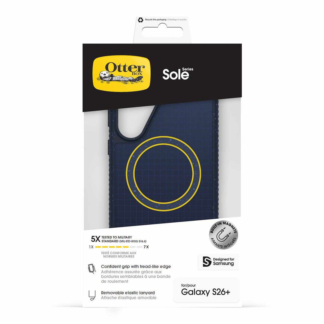 OtterBox | Sole w/Magnets Case Samsung Galaxy S26+ - Real Quiet - Blue | 77-000047