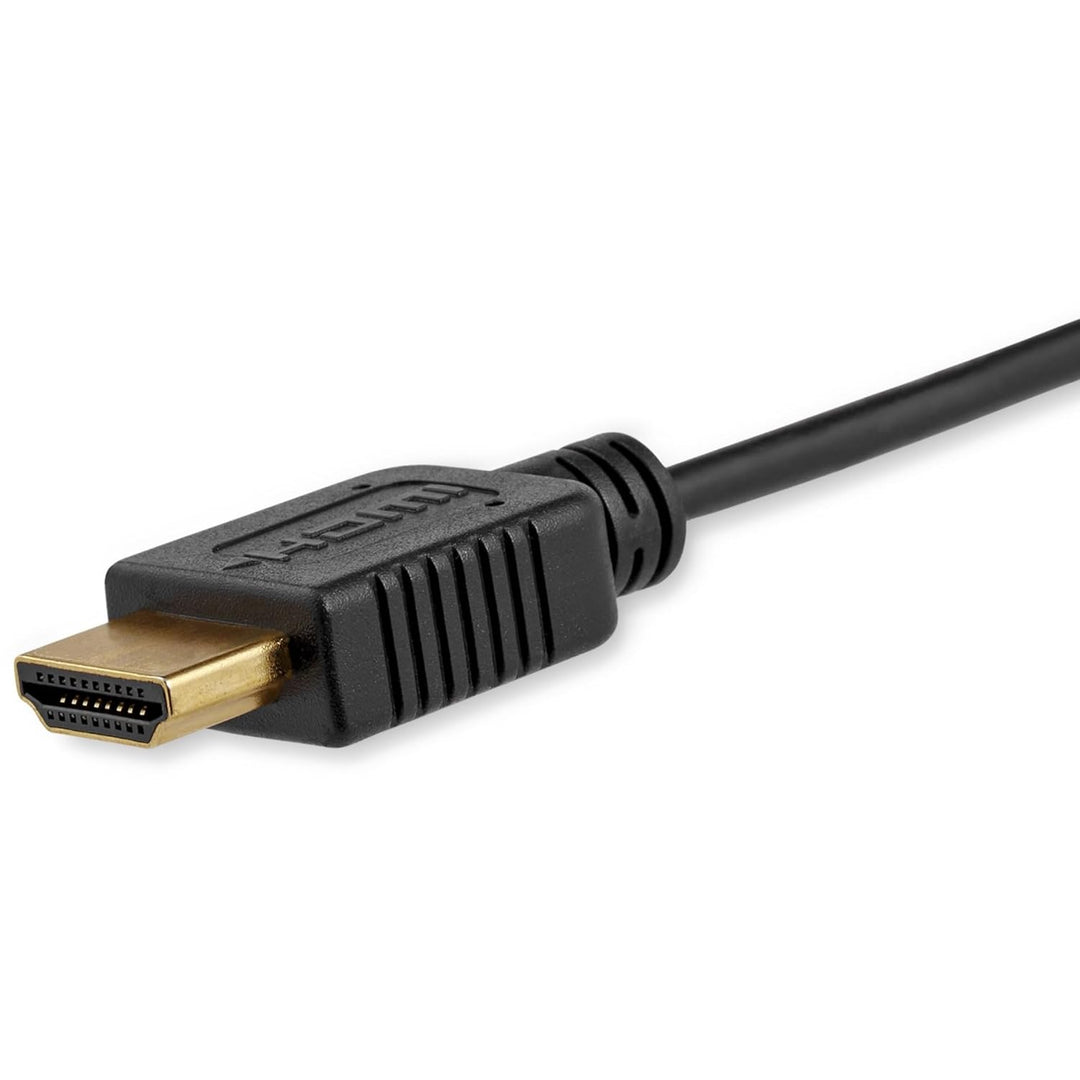 Startech | Cable with Ethernet Mini HDMI to HDMI 6FT / 1.8m - Black | HDMIACMM6S