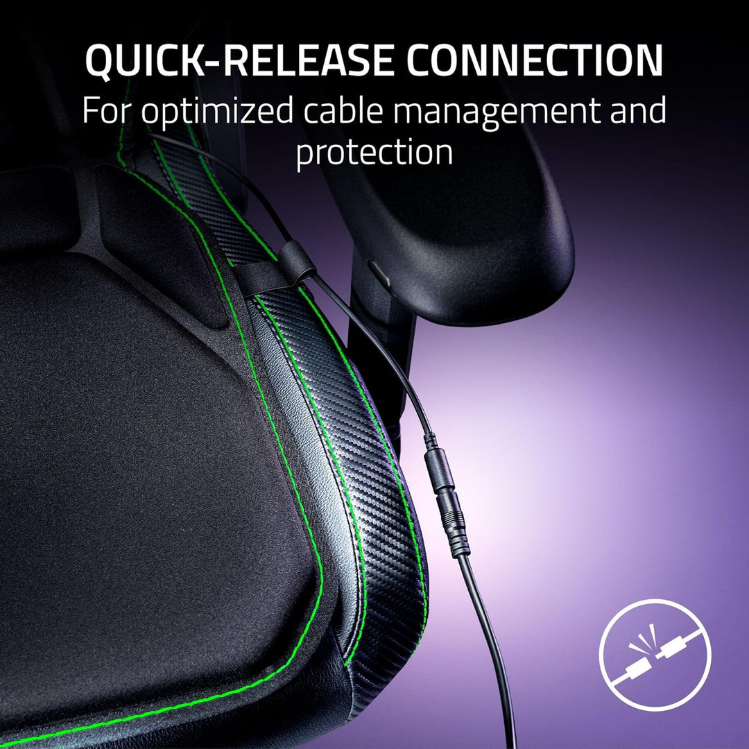 Razer | Freyja HD Haptic Gaming Chair Cushion Multi-Directional Haptics Haptic EQ Customization via Synapse HyperSpeed Wireless & Bluetooth |