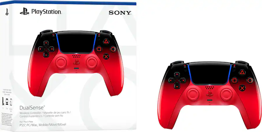 Sony | Interactive Entertainment DualSense Wireless Controller for PS5, PC, Mac & Mobile - Techno Red | 711719021612