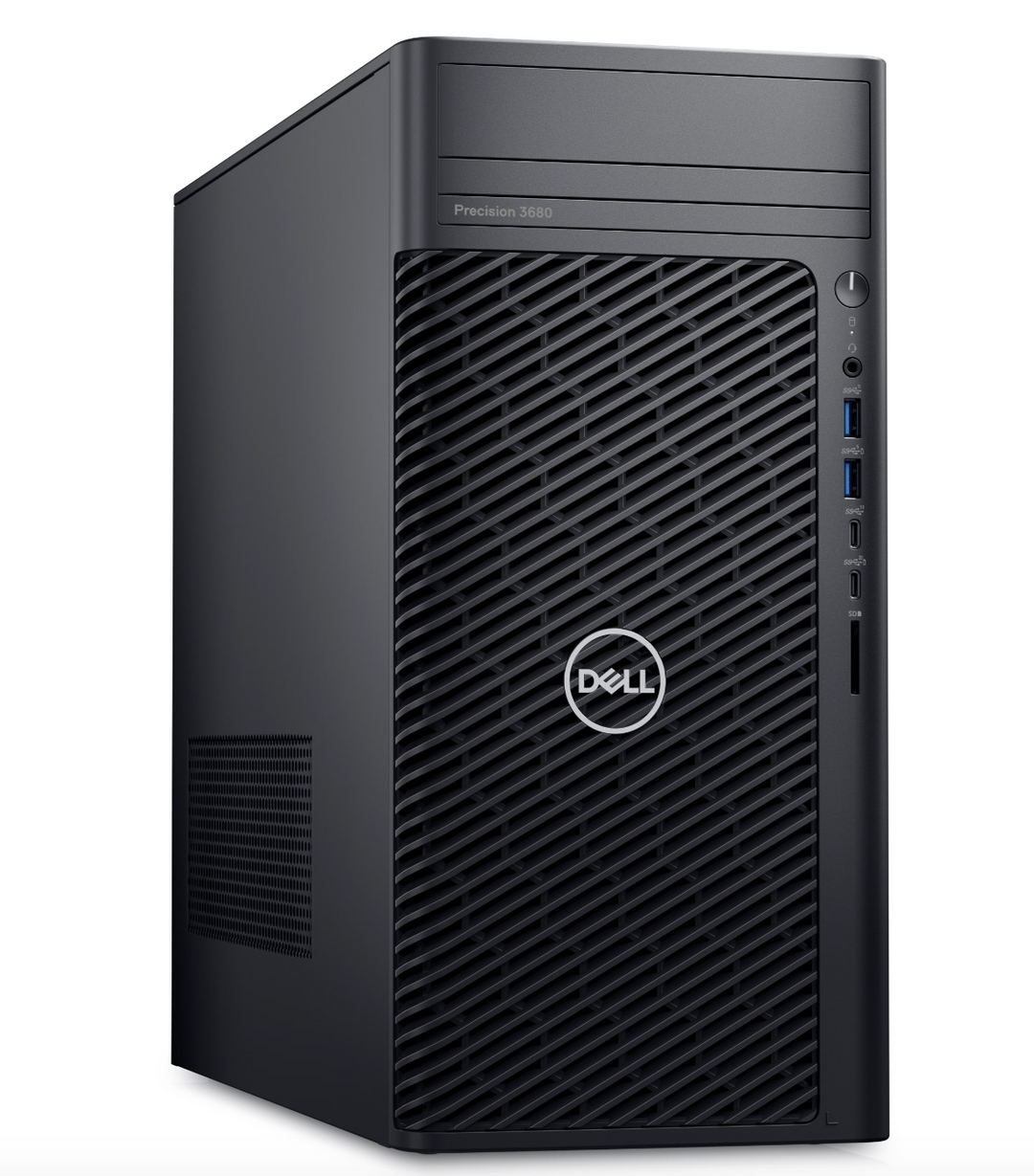 Dell | Precision Tower 3680 i7-14700 vPRO 32GB: 2 x 16 GB, DDR5, 4400 MT/s 512GB M.2 Wifi 6E BT 3YR Onsite