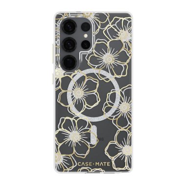 Case-Mate | Floral Gems MagSafe Case Samsung Galaxy S25 Ultra - Gold | 15-13948