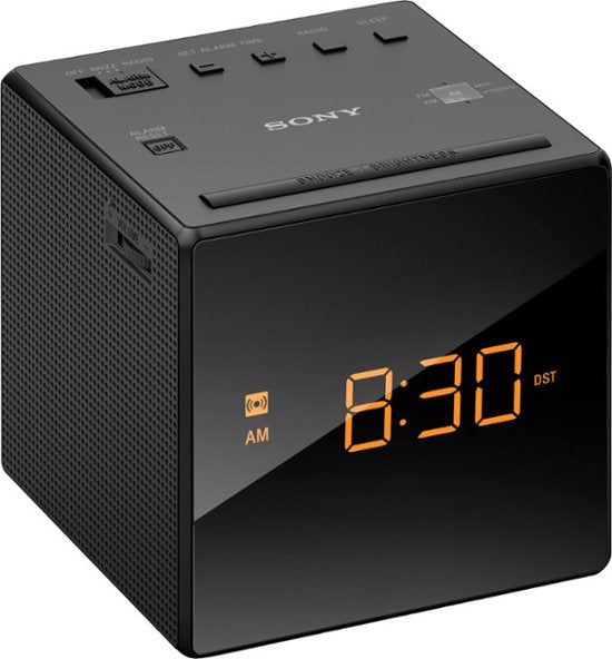 Sony | Digital AM/FM Clock Radio - Black | ICF-C1B