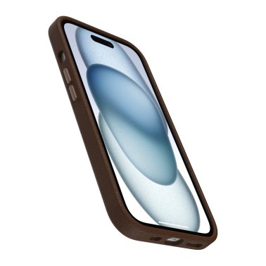 Otterbox | Symmetry Cactus Leather w/MagSafe case  iPhone 15 / 14 / 13 - Brown (Rich Adobe) | 15-12632