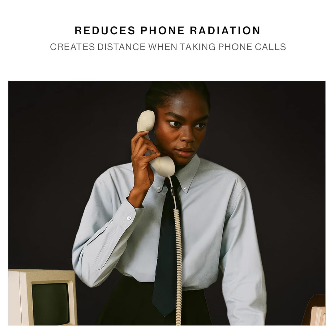 Native Union | POP Phone Retro Telephone Handset with Mic & Speaker, USB-C for iPhone, iPad, Laptop, Tablet Sand | POP-P-SAN