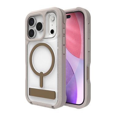 ZAGG | Graphene Rainier Snap Kickstand iPhone 17 Pro Case - Sandstone | 702319166