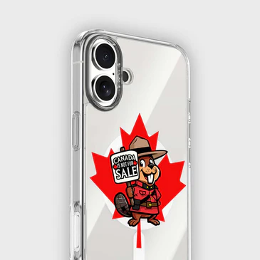 /// Caseco | Mountie Case Canada Is Not For Sale iPhone 16 - Clear | Z24C8-BA