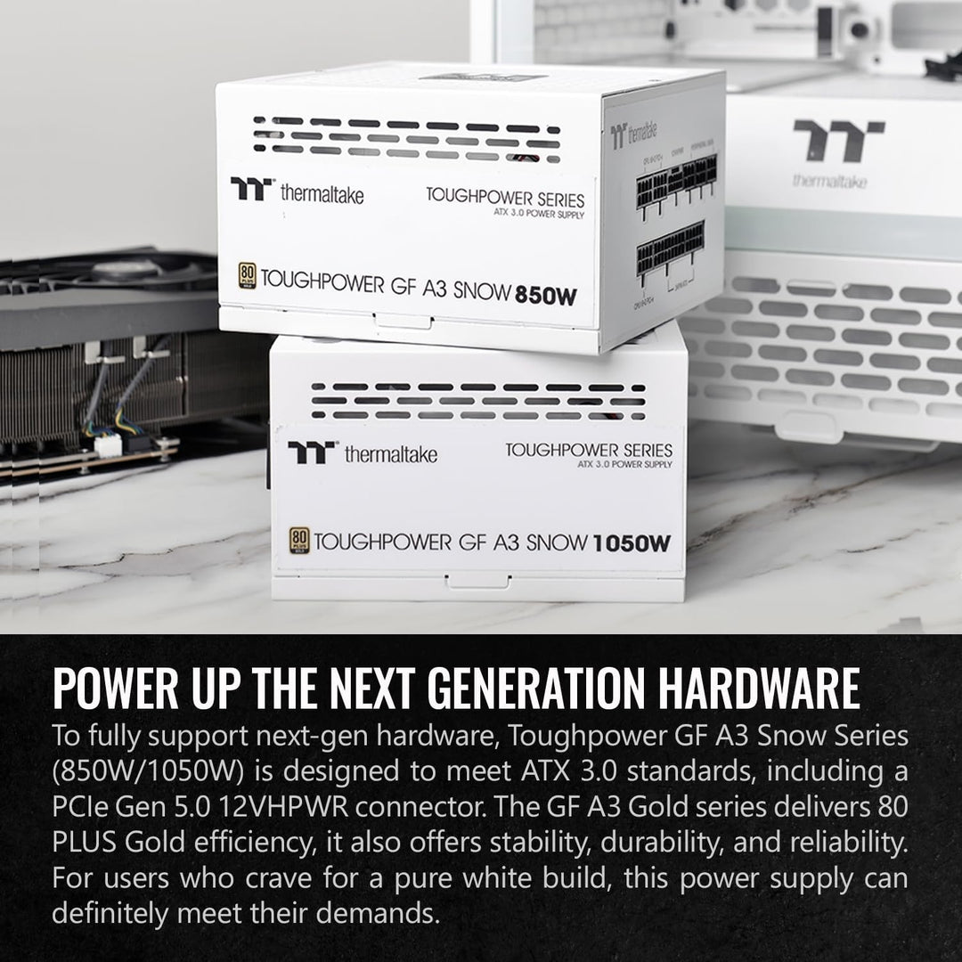 Thermaltake | Power Supply Toughpower GF A3 850W 80+Gold Modular - White | PS-TPD-0850FNFAGU-N