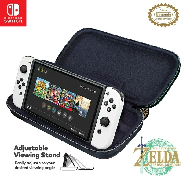 Nintendo Switch | RDS Industries Game Traveler Deluxe Zelda Tears of the Kingdom Travel Case for Nintendo Switch - Multi | NNS433