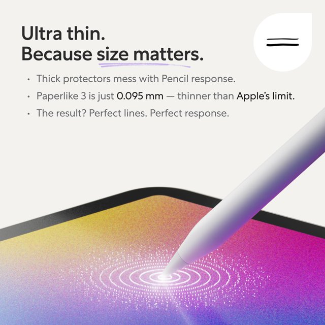 Paperlike | 3 Screen Protector for iPad Pro 11" 5th Gen M4 (2024) - Clear | PL3-11-24