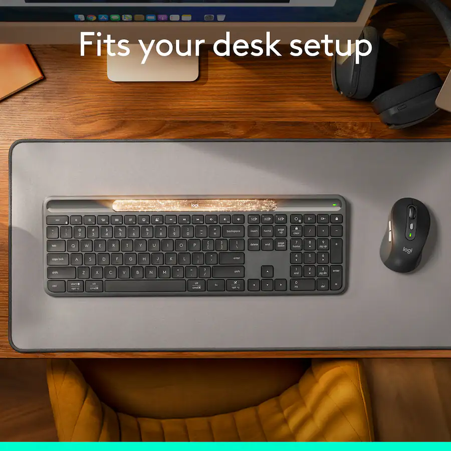 Logitech | Signature Slim Solar+ K980 Keyboard - Graphite | 920-013755