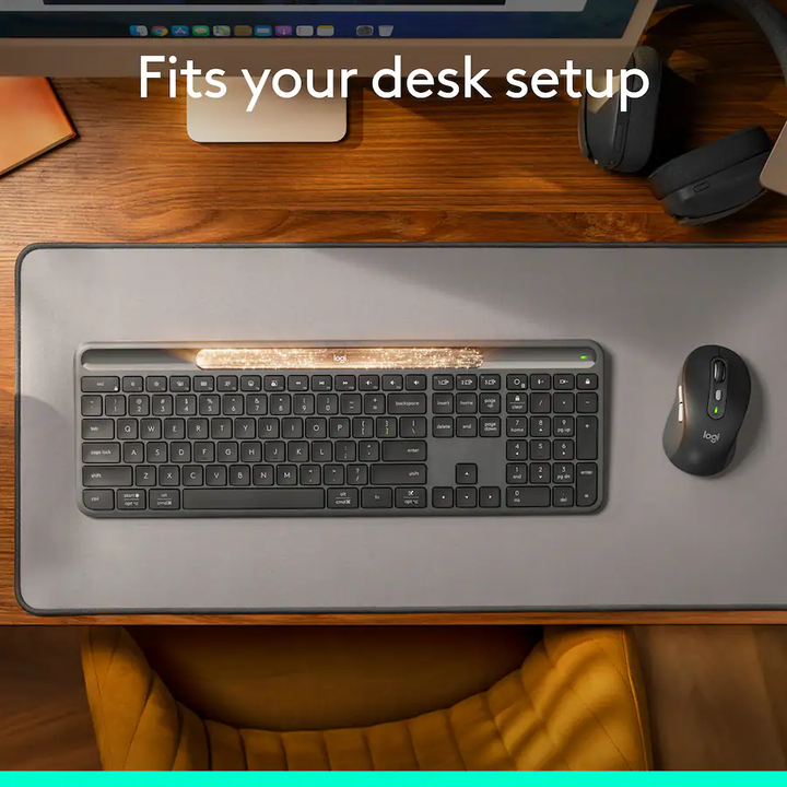 Logitech | Signature Slim Solar+ K980 Keyboard - Graphite | 920-013755