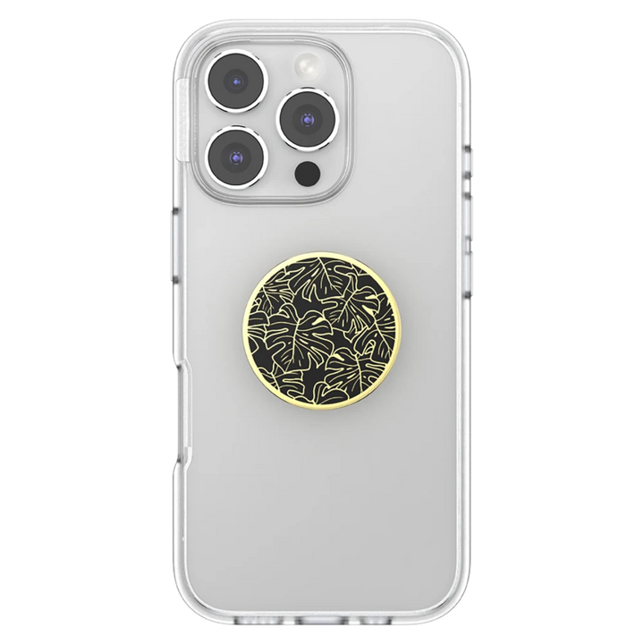 PopSockets | PopGrip Monstera - Black | 809037