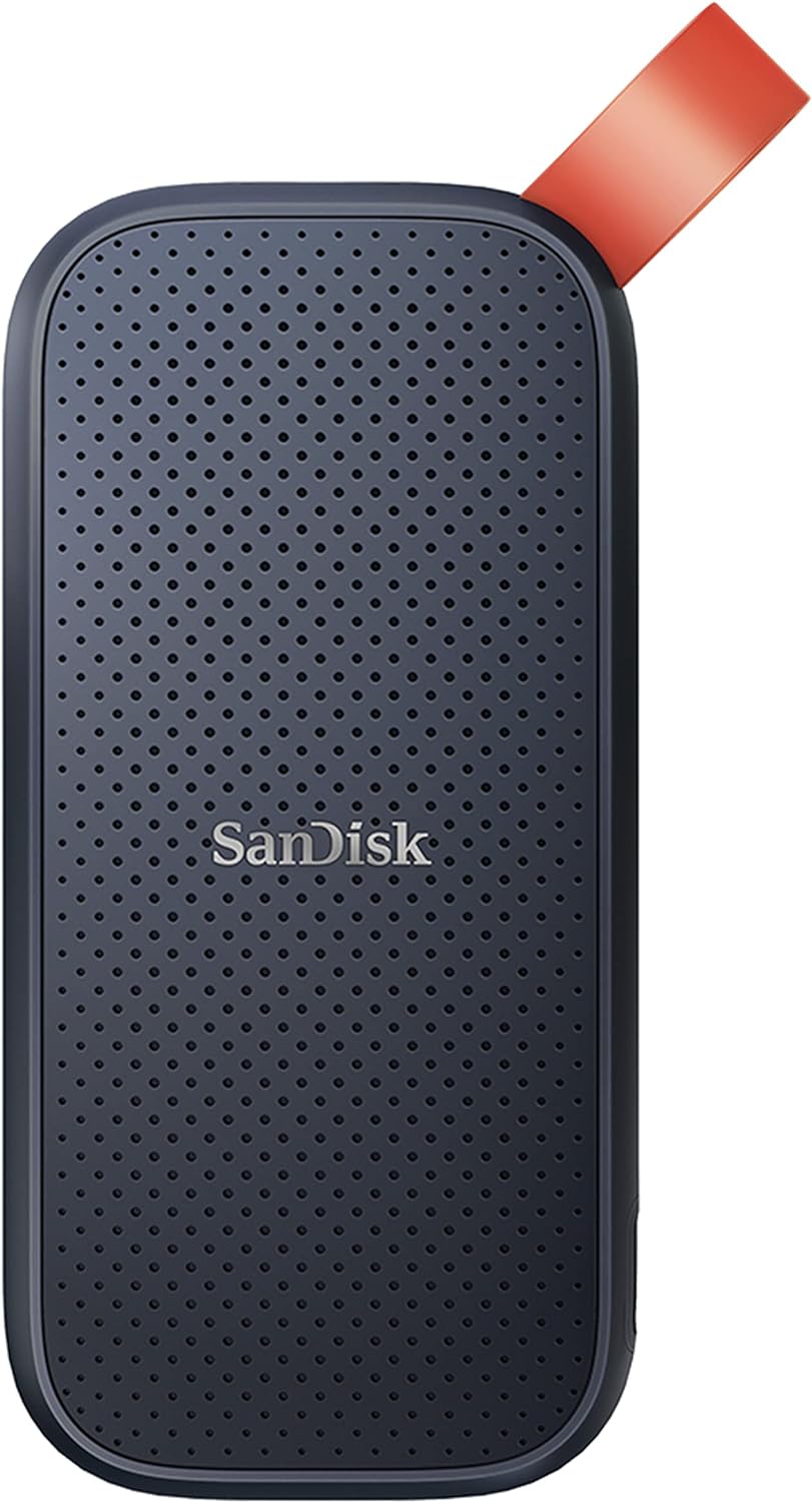 SanDisk | Portable 1TB USB-A 3.2 External Solid State Drive - Black | SDSSDE30-1T00-G26