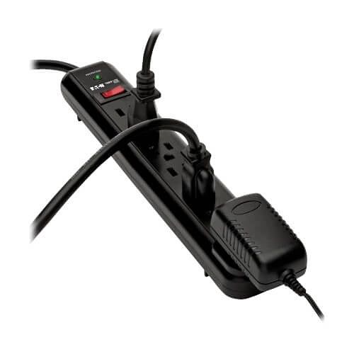 Tripp Lite | Protect It 7-Outlet Surge Protector 12 ft. Cord - Black | TLP712B