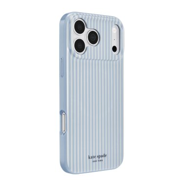 Kate Spade | Protective MagSafe iPhone 18 Pro/17 Pro - Stripe Diamond Blue | KS061156