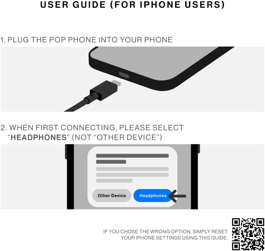 Native Union | POP Phone Retro Telephone Handset with Mic & Speaker, USB-C for iPhone, iPad, Laptop, Tablet - Candy | POP-P-CDY