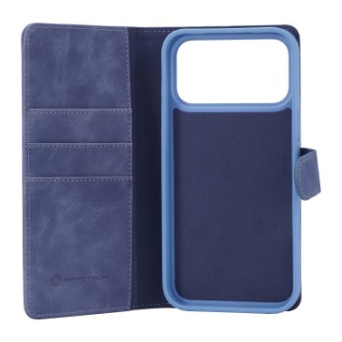 SPECTRUM | Folio Slim Detachable 2-1 Wallet iPhone 17 Pro Max Case - Blue | 2020FOLIO