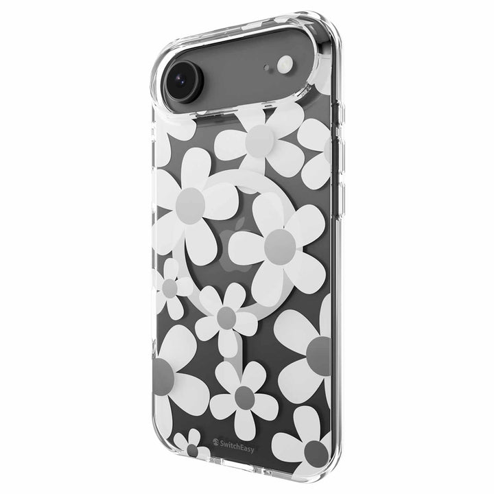 SwitchEasy | Fleur 3D MagSafe iPhone 17 Air Case - White | SPH17A269WH25