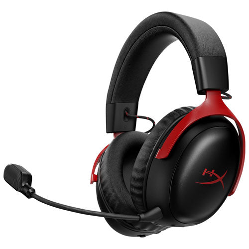 HyperX | Cloud III S Wireless Gaming Headset with Microphone for Multi-Platform - Black/Red | A59Z0AA