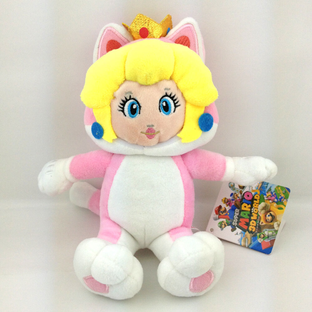 Little Buddy | Cat Peach Official Super Mario 3D World All Star Collection 10" Plush  819996013730