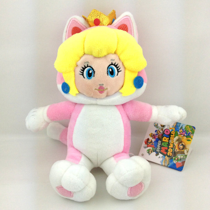 Little Buddy | Cat Peach Official Super Mario 3D World All Star Collection 10" Plush  819996013730