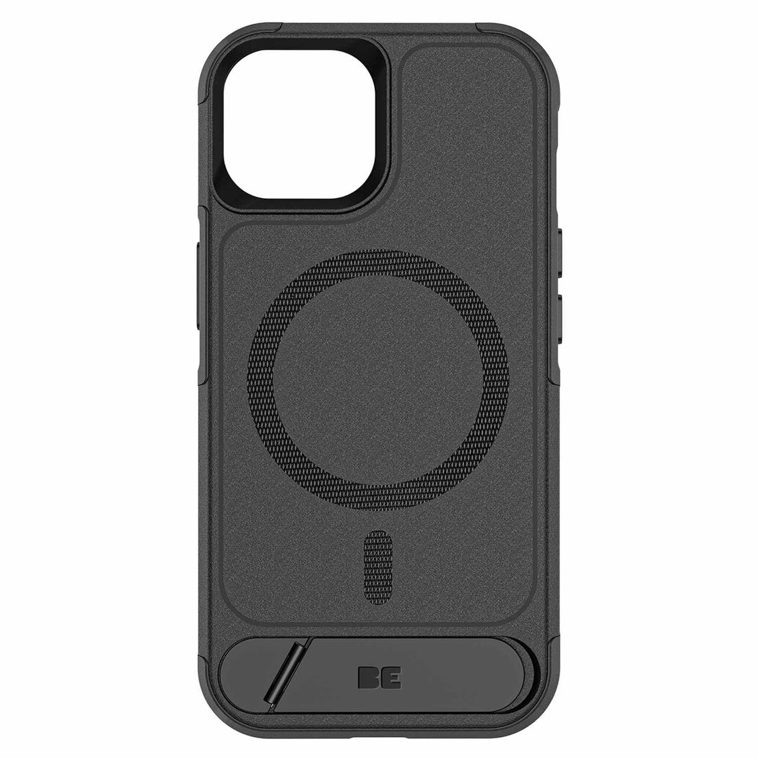 Blu Element | Armour Ultra MagSafe w/Kickstand Case for iPhone 16e/15/14/13 - Black | BEARUT16EK