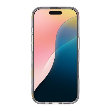 ZAGG | Milan Graphene Snap Case iPhone 16 Pro - Pink /Grey Geometric | 15-13426