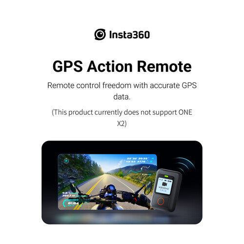 Insta360 | GPS Smart Remote for ONE Series Cameras - Black | CINSAAV/A