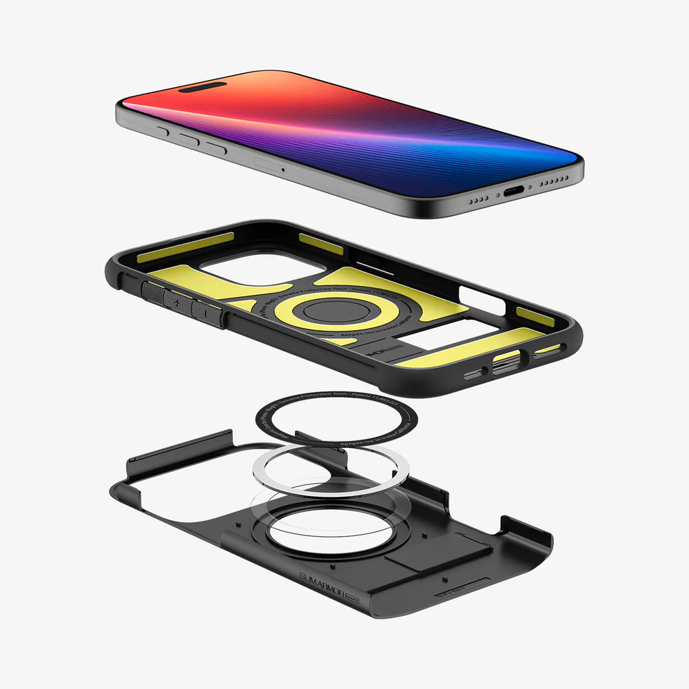 Spigen | Slim Armor MagFit Case iPhone 16 Plus - Black | 120-8862