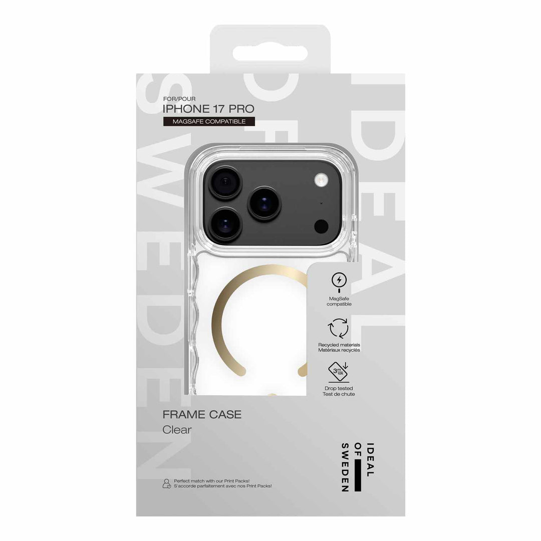 Ideal of Sweden | Frame MagSafe Case for iPhone 17 Pro Max - Clear | IDFRCMSB-I2561P-471