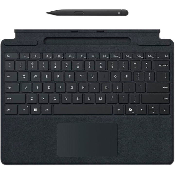 Microsoft | Surface Pro Signature Keyboard with Pen Storage English Commercial - Black | 8XB-00139