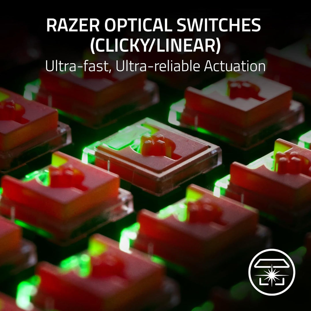 Razer Renewed | DeathStalker V2 Pro Keyboard - Linear Red | RZ03-04360200-R3UR | 60 DAYS WARRANTY