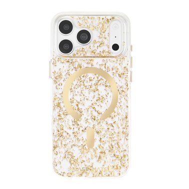 Case-Mate | Karat Flakes MagSafe Case iPhone 18 Pro/17 Pro  - Gold | CM061004