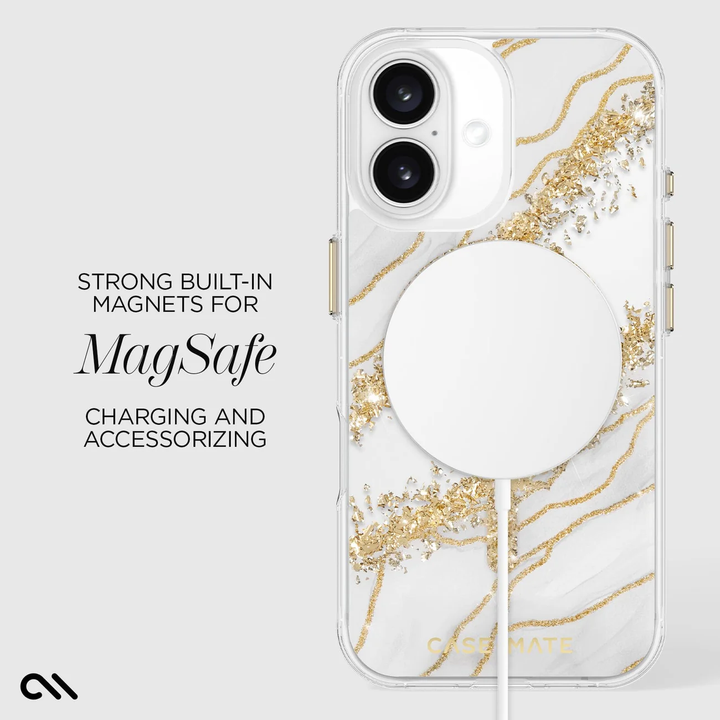 Case-Mate | Karat MagSafe Case iPhone 16 - Granite | 15-13238