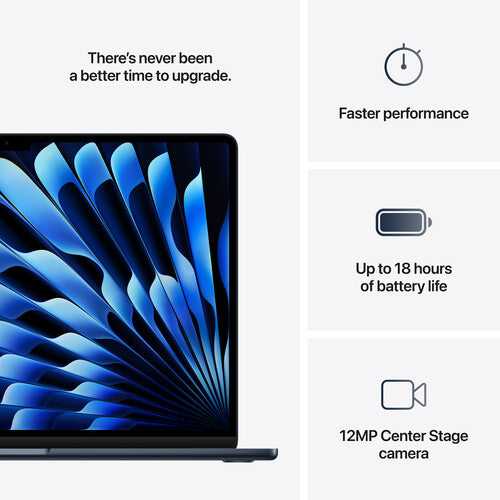 /// Apple | MacBook Air 15" M4 chip with 10-core CPU 16GB 256GB SSD - Midnight | MW1L3LL/A