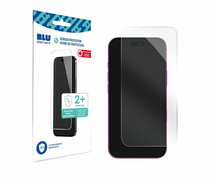 Blu Element | Tempered Glass Screen Protector iPhone 18 Pro /17 Pro/17/16 Pro | BETGIP18P