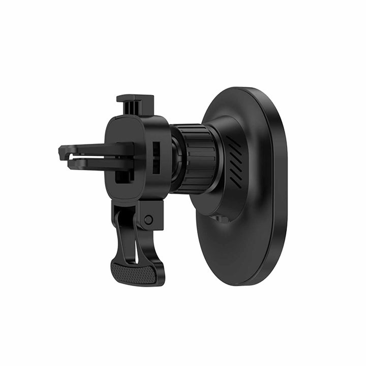Blu Element | Qi2 Wireless Charging Car Vent Mount 15W MagSafe Compatible with 30W Cube - Black | BEWCQi2CAR
