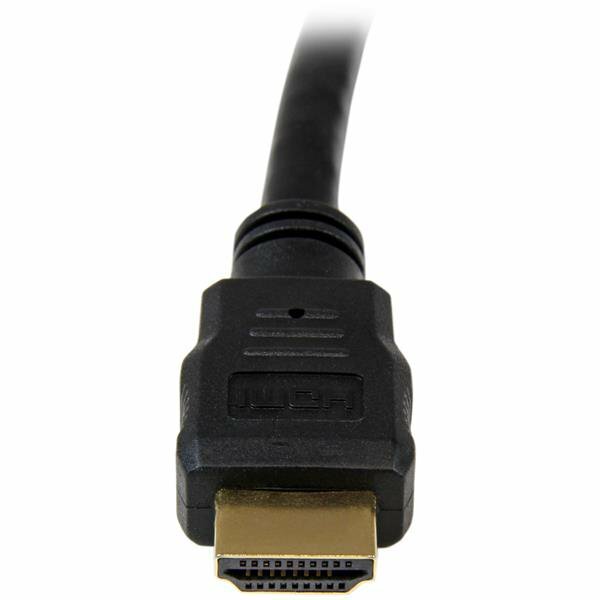 StarTech | Flat High Speed HDMI Cable with Ethernet 10ft / 3m - Black | HDMM10FL