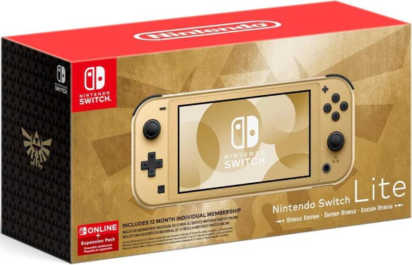 Nintendo Switch | Hyrule Edition With Bonus Nintendo Switch Online + Expansion Pack - Gold | N-SYSNSW-0049