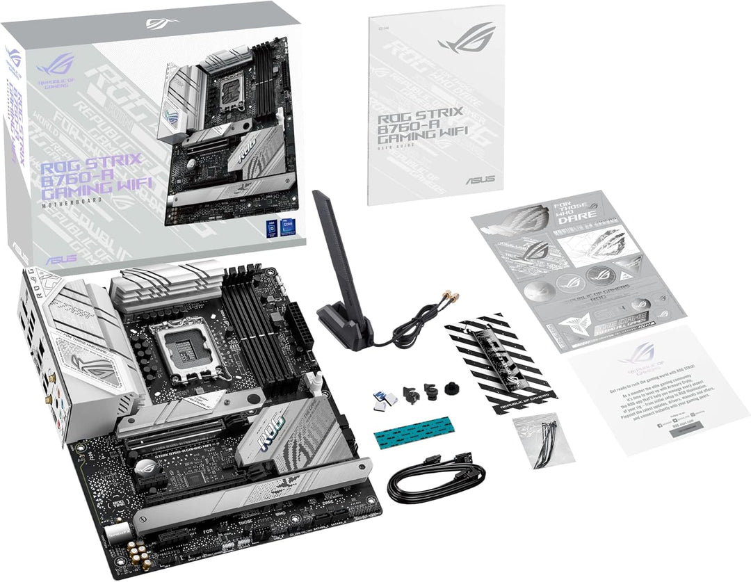 ASUS | MB GAMING WIFI B760 LGA1700 Max.128GB DDR5 ATX Retail | ROG STRIX B760-A GAM