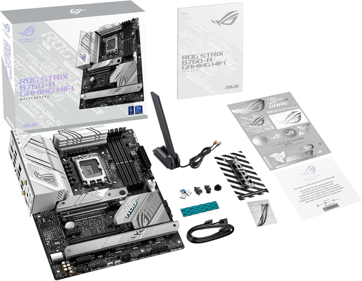 ASUS | MB GAMING WIFI B760 LGA1700 Max.128GB DDR5 ATX Retail | ROG STRIX B760-A GAM