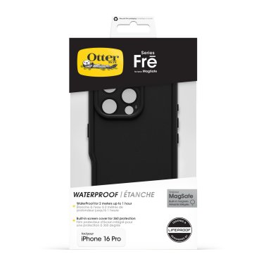 Otterbox | LifeProof Fre MagSafe Waterproof Case iPhone 16 Pro - Black | 77-96149