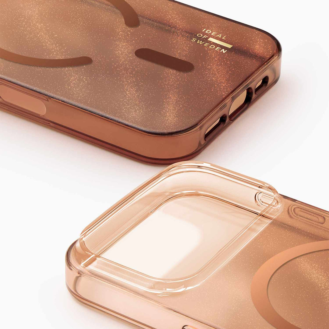 Ideal of Sweden | Glitter Glow MagSafe Case for iPhone 17 Pro Max - Mocha Mousse | IDCLCMSBI2567P562