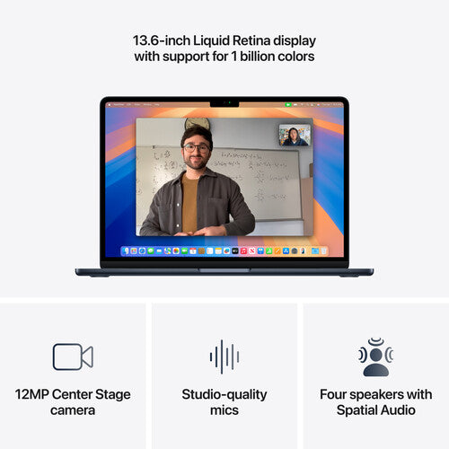 //// Apple | MacBook Air 13" M4 chip with 10-core CPU 16GB 512GB SSD - Midnight | MW133LL/A