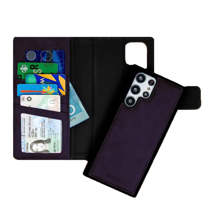 Caseco | 5th Ave MagSafe Wallet Case Samsung Galaxy S24 Ultra - Purple | C31C3-11