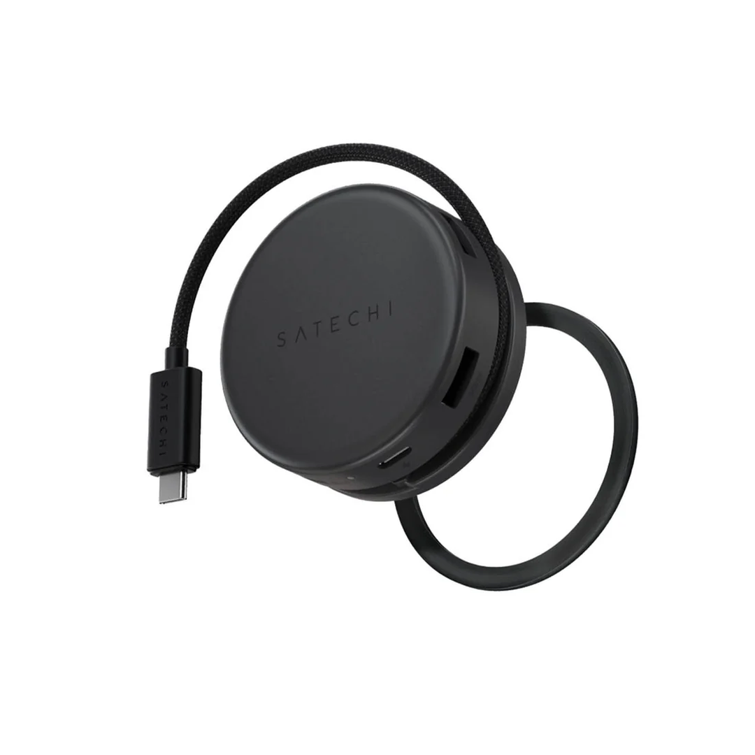 Satechi | OntheGo 7-in-1 Multiport Adapter - Space Black | ST-POTG7C