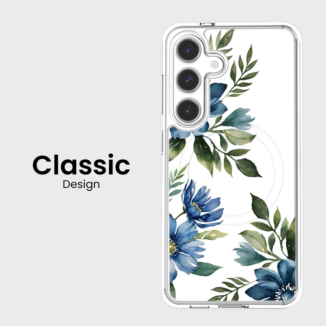 Caseco | Case for Samsung S26 - Blue Floral | ED24F3-FL
